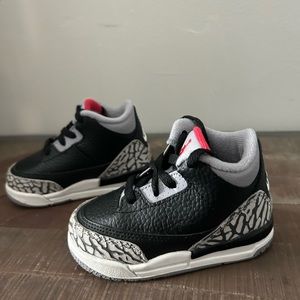 Air Jordan 3 Retro OG TD 'Black Cement' | Size 5C